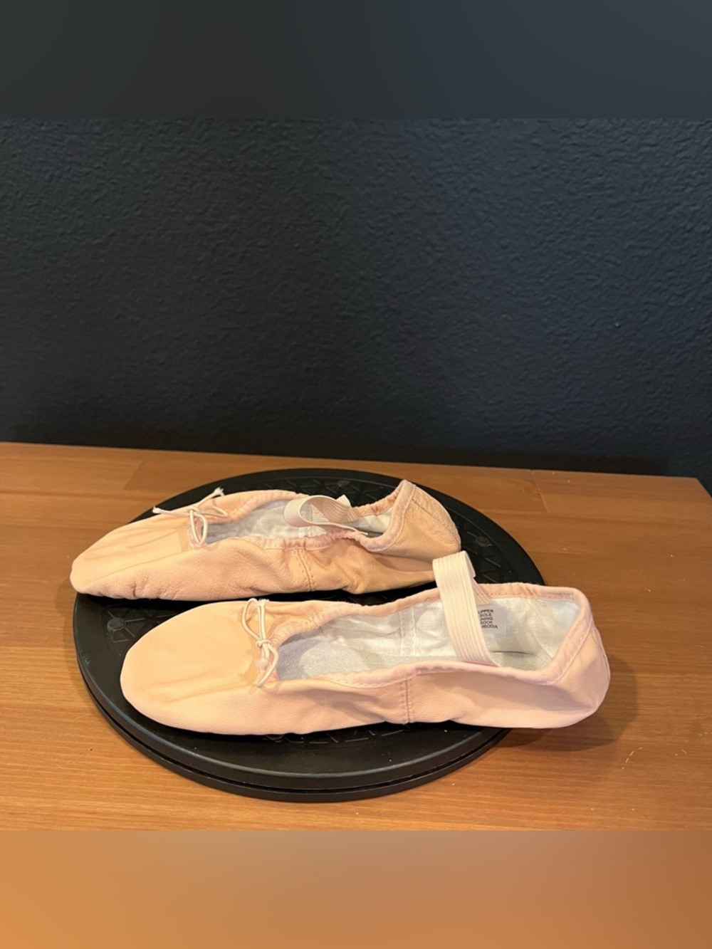 Bloch Girls Pink Dansoft Full Sole Slip On Ballet Dance Slippers Shoes Size 2.5D